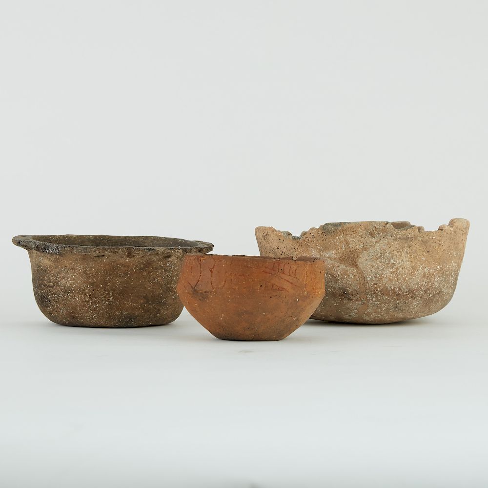 Appraisal: Grp Caddoan Bowl Taos Picuris Kiva Bowl Mississippian Bowl Group