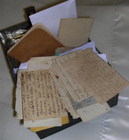 Appraisal: Documents and receipts from the Kinney family from 's through