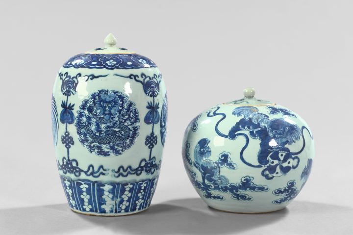 Appraisal: Two Oriental Porcelain Vases one a Kuang-Hsu tall pyriform celadon