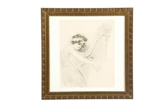 Appraisal: PORTRAIT OF A HARPIST BY H A WEISS EARLY TH