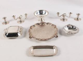 Appraisal: PIECE MISCELLANEOUS LOT OF SILVER AND SILVER PLATE CONSISTING OF