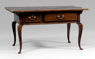 Appraisal: Fine Virginia Chippendale tavern table with walnut and yellow pine