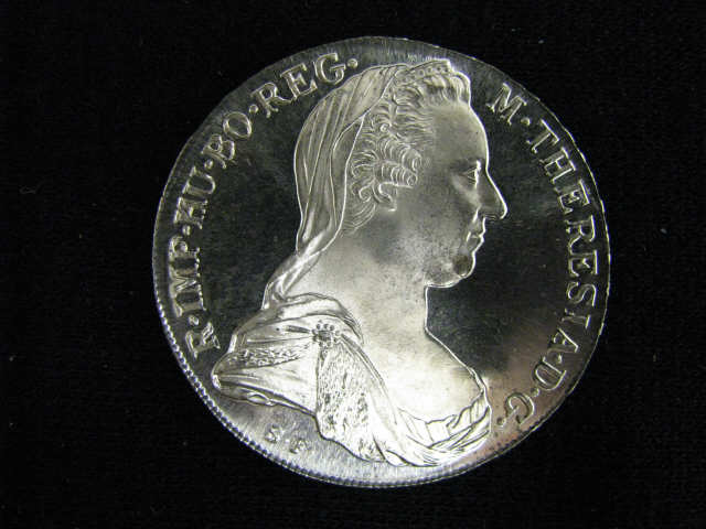 Appraisal: Maria Teresea Thaler Silver Coin restrike date for bullion issue