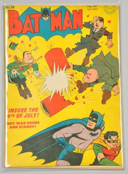 Appraisal: Batman Comic No Description This issue features a great Anti-Axis