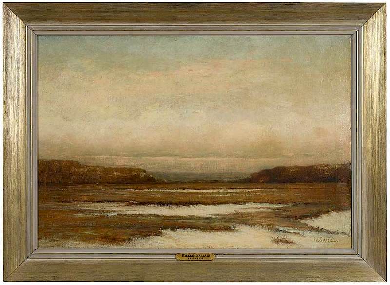 Appraisal: William Sartain Philadelphia New Jersey Massachusetts - Tonalist Landscape signed