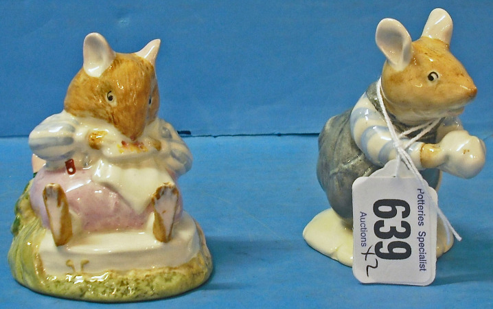 Appraisal: Royal Doulton Brambly Hedge Figures Teasel DBH and Mr Toadflax