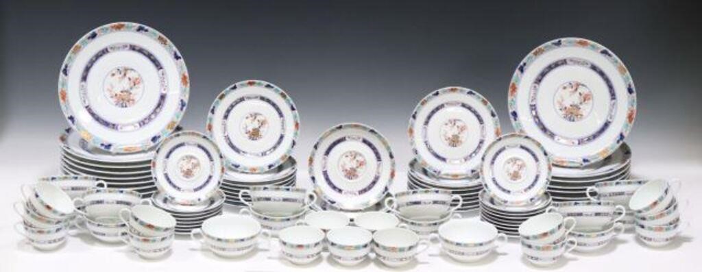 Appraisal: lot of French Limoges porcelain partial dinner service Raynaud in