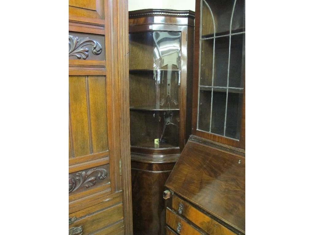 Appraisal: Reproduction corner cabinet