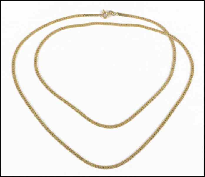 Appraisal: KARAT YELLOW GOLD COBRA NECKLACE L '' grams Condition No