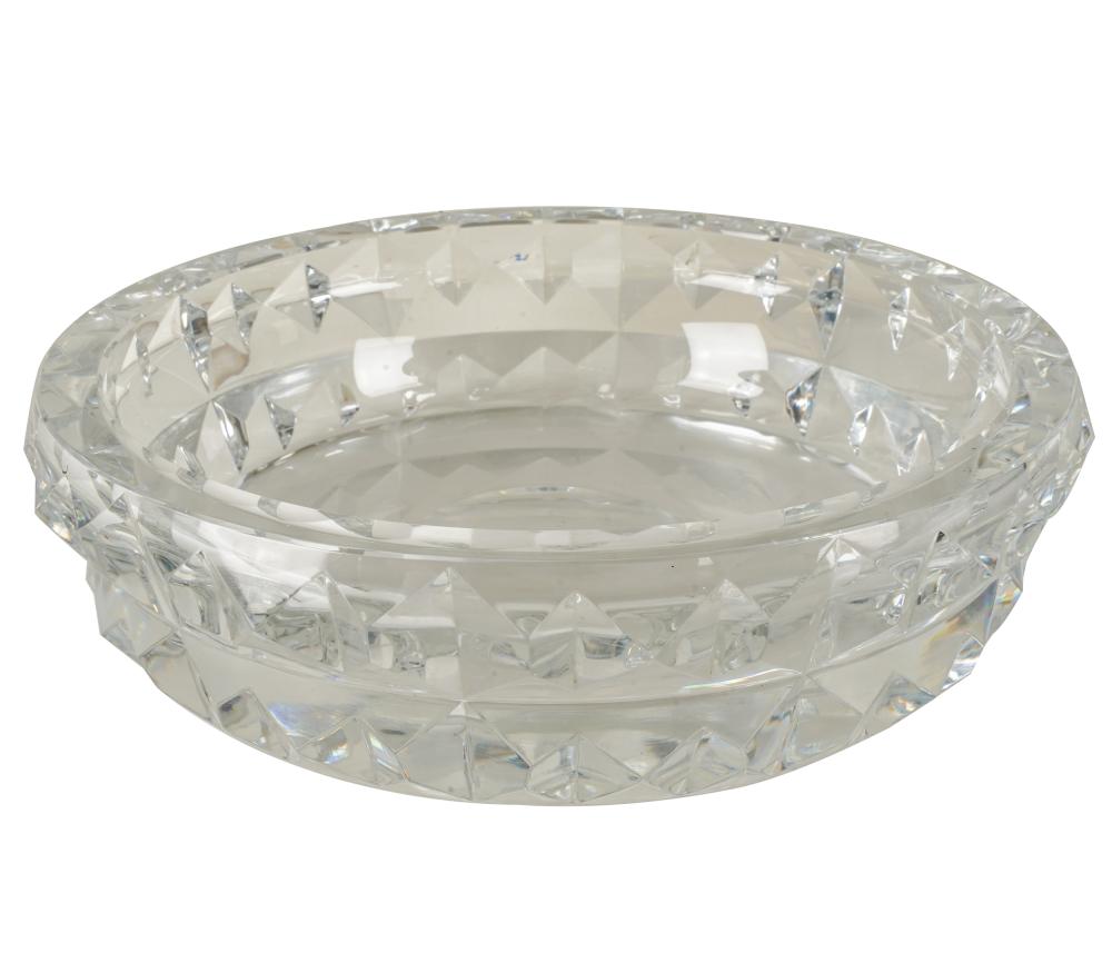 Appraisal: BACCARAT CRYSTAL BOWLmarked Provenance The Estate of Barry Tarlow Los