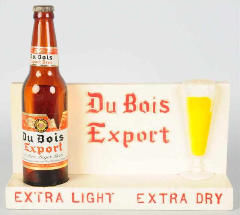 Appraisal: Du Bois Expert Beer Bottle Advertising Figure s Plaster Condition