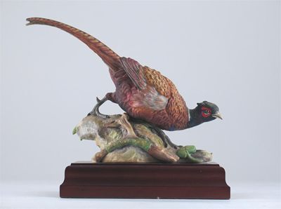 Appraisal: The Pheasant' a limited edition Coalport model standing on a