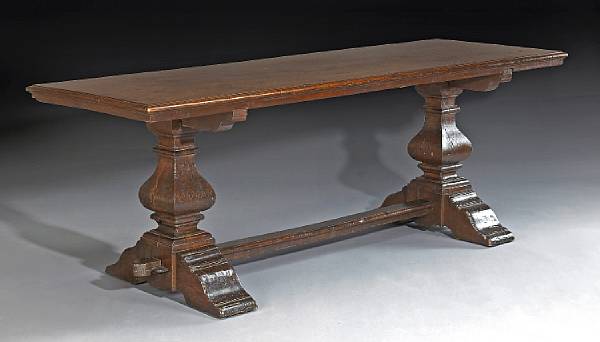 Appraisal: An Italian Renaissance walnut refectory table late th early th