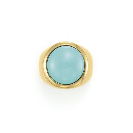 Appraisal: Gold and Turquoise Ring Estimate -