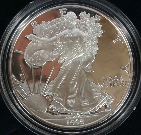 Appraisal: Three US Mint American Silver Eagle oz Proof Coins