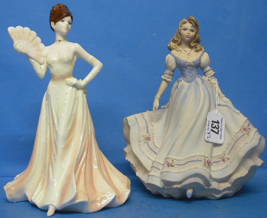 Appraisal: Coalport Figures First Love matt and Artisans Choice from the