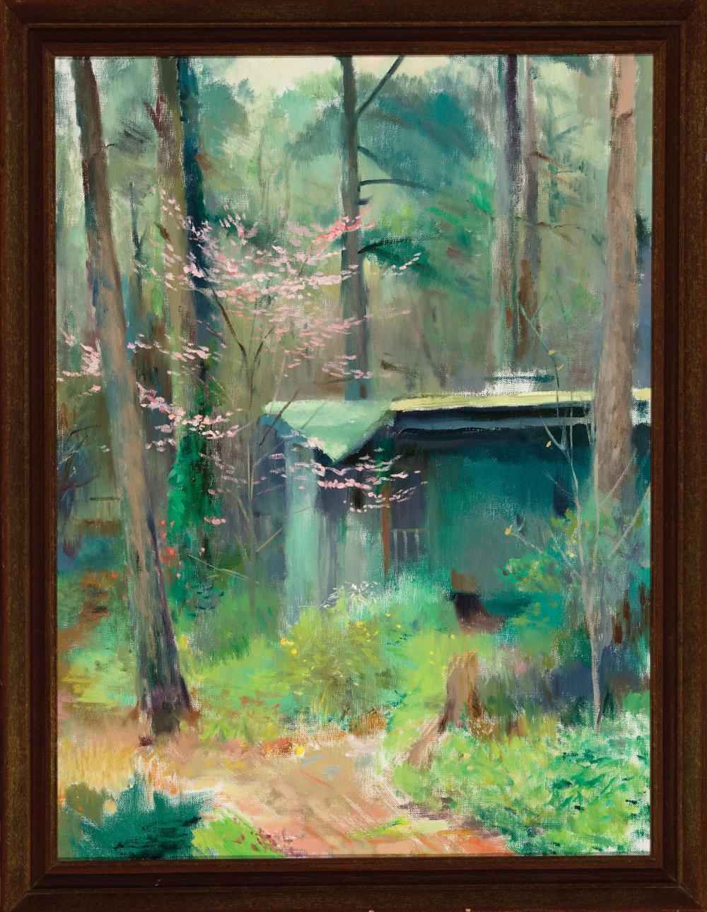 Appraisal: Karl Wolfe American Mississippi - Spring oil on canvas unsigned