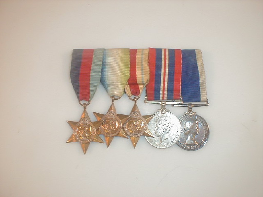 Appraisal: WWII naval medal group KX D A Travers POSM HMS