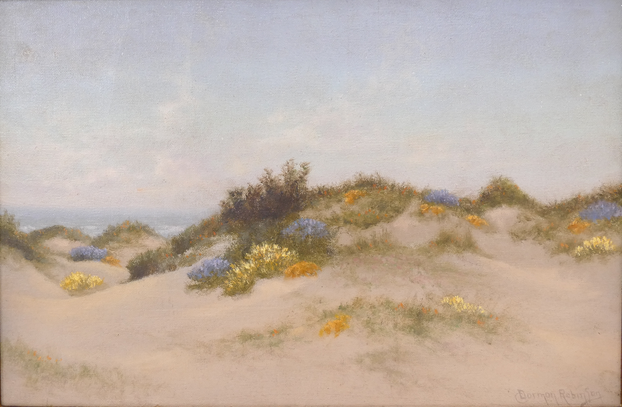 Appraisal: Charles Dormon Robinson - California 'Sand Dunes' Oil on Canvas