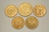 Appraisal: COINS - Lot of Austrian gold coins Korona and Korona