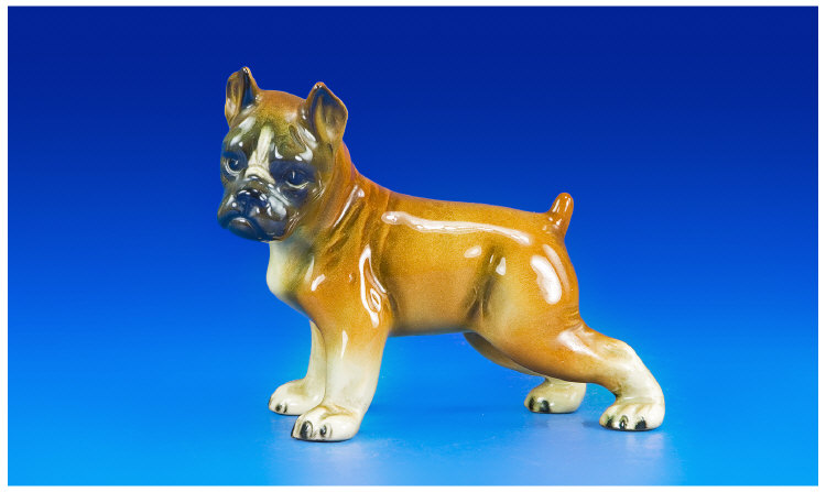 Appraisal: European Ceramic Figure Boxer