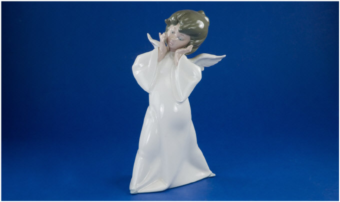 Appraisal: Lladro Figure Mime Angel No inches in height