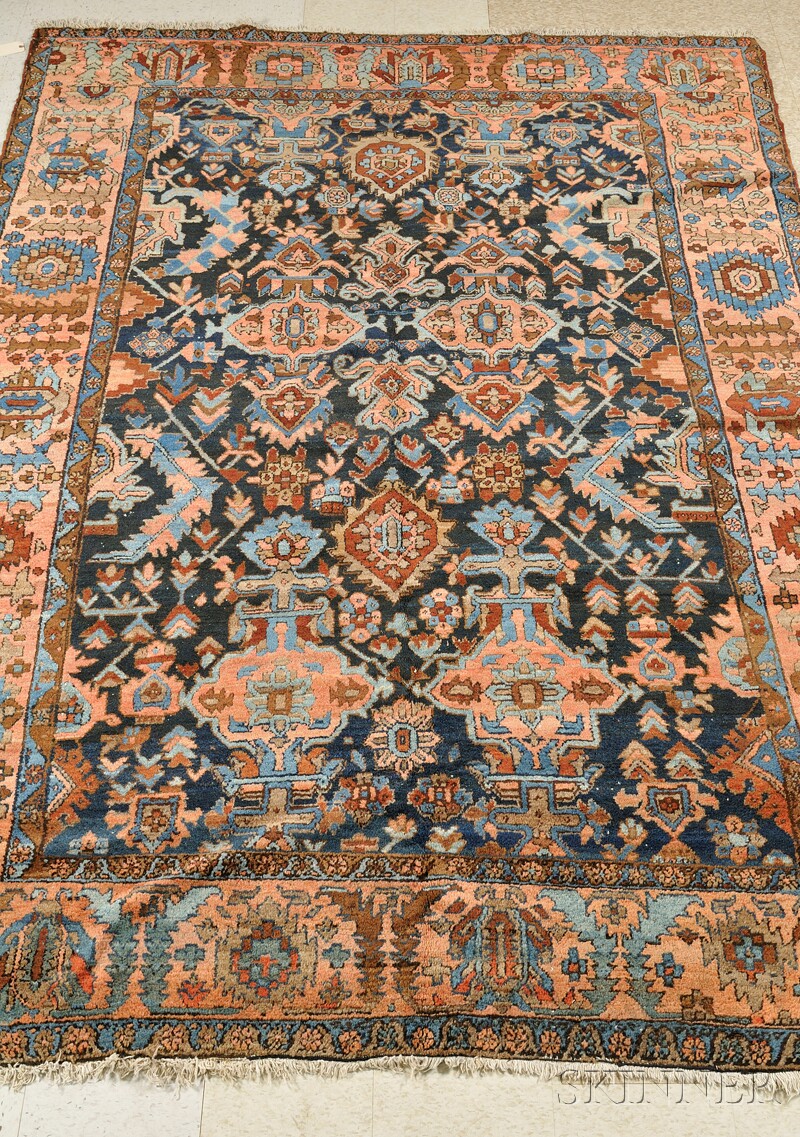 Appraisal: Heriz Carpet Northwest Persia early th century minor moth damage