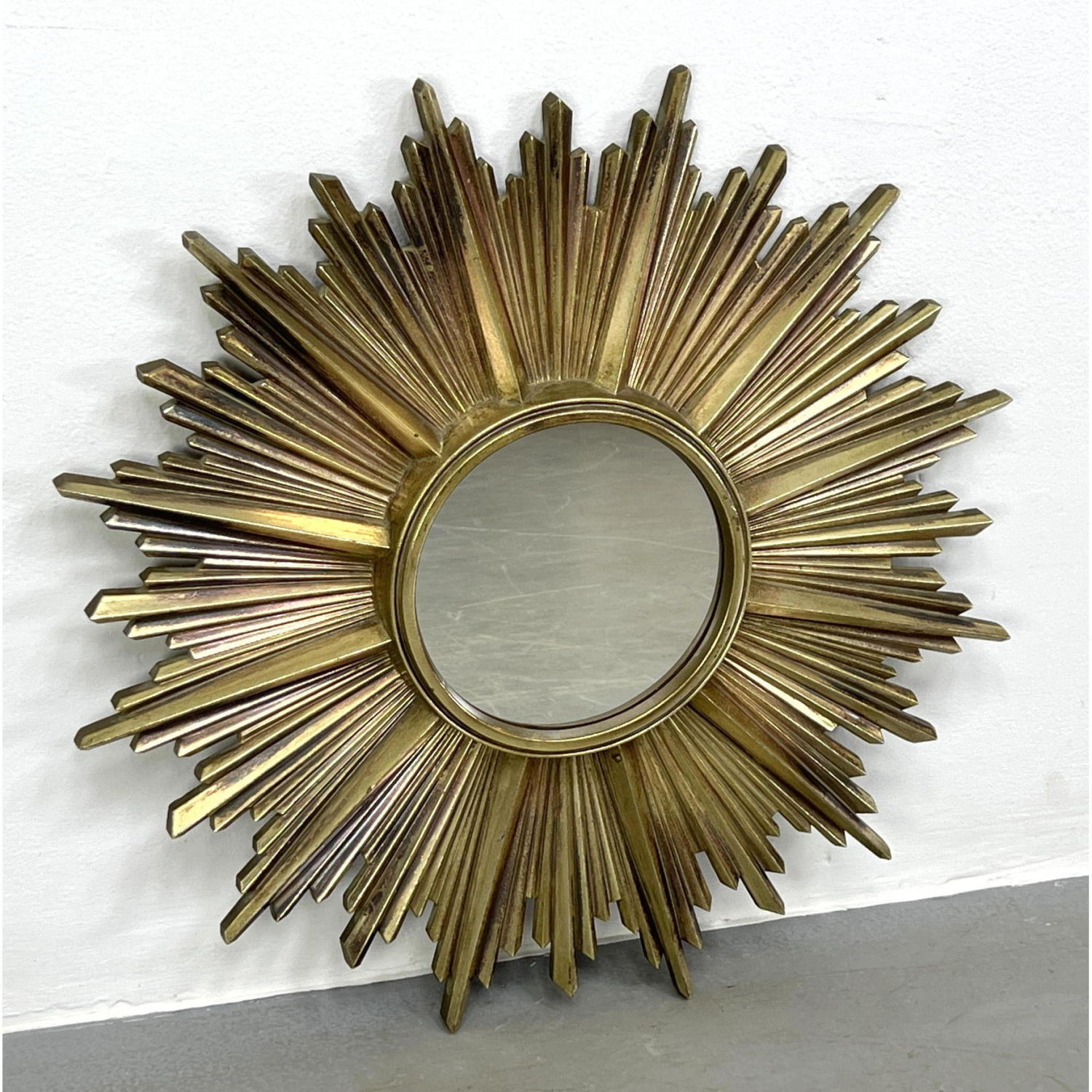 Appraisal: Decorator Starburst Bulls Eye Wall Mirror Syracuse Ornamental Co Dimensions