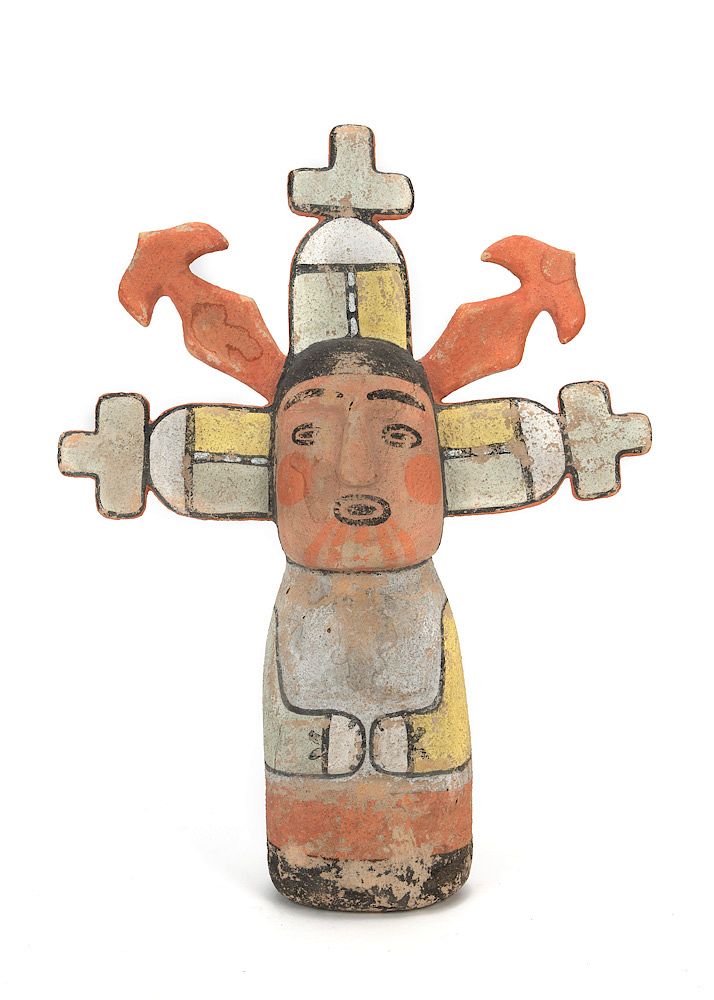 Appraisal: Walt Howato - Hopi Butterfly Polik Mana Altar Doll Walt