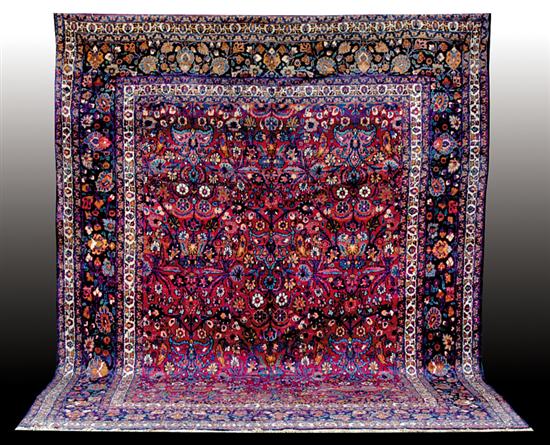 Appraisal: Persian Hamadan carpet circa 'x ' Very good original condition