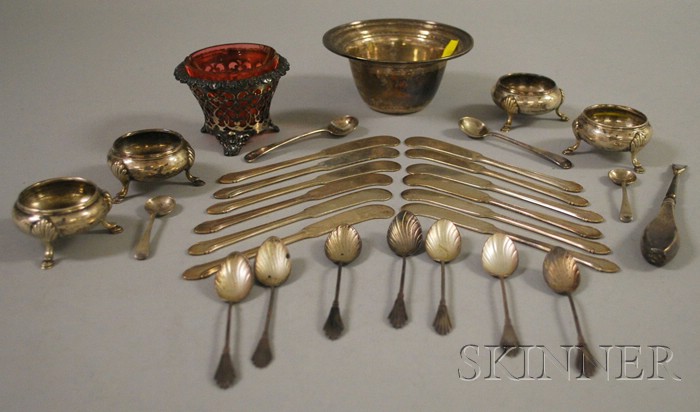 Appraisal: Group of Small Sterling Flatware and Decorative Items a set