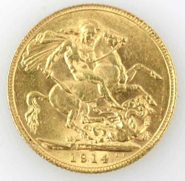 Appraisal: A George V gold sovereign