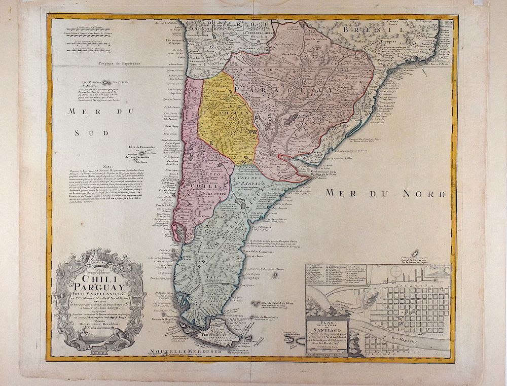 Appraisal: Grp Maps of South America Group of six maps of