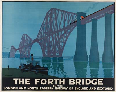 Appraisal: HENRY GEORGE GAWTHORN - THE FORTH BRIDGE x inches David