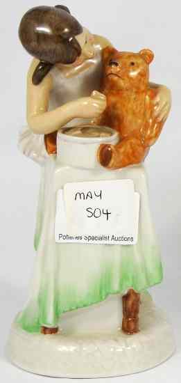 Appraisal: Royal Doulton Figure From the Childhood Days Series And One