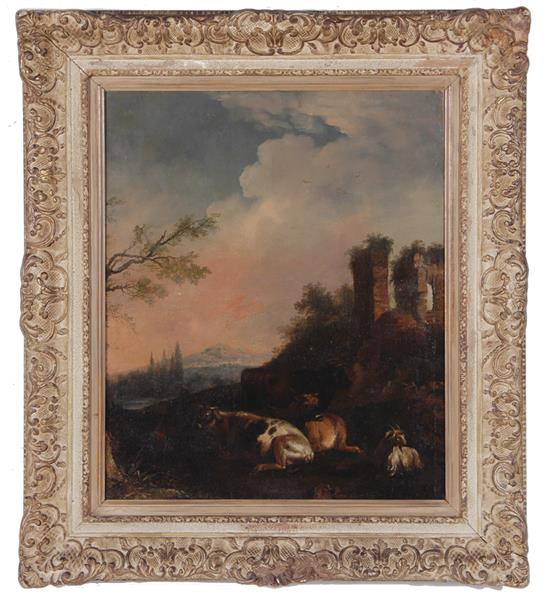 Appraisal: Salvator Rosa attributed or circle of Italian - MOUNTAINOUS LANDSCAPE