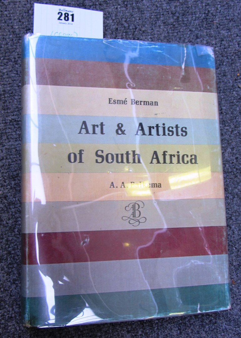 Appraisal: BERMAN E Art and Artists of South Africa illus d