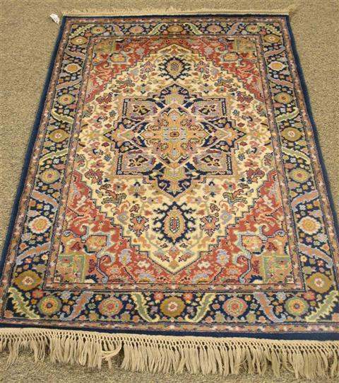 Appraisal: BLUE GROUND AREA RUG