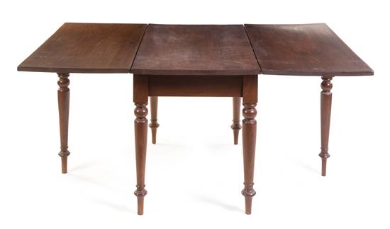 Appraisal: Sale Lot An American Cherry Drop Leaf Table th century