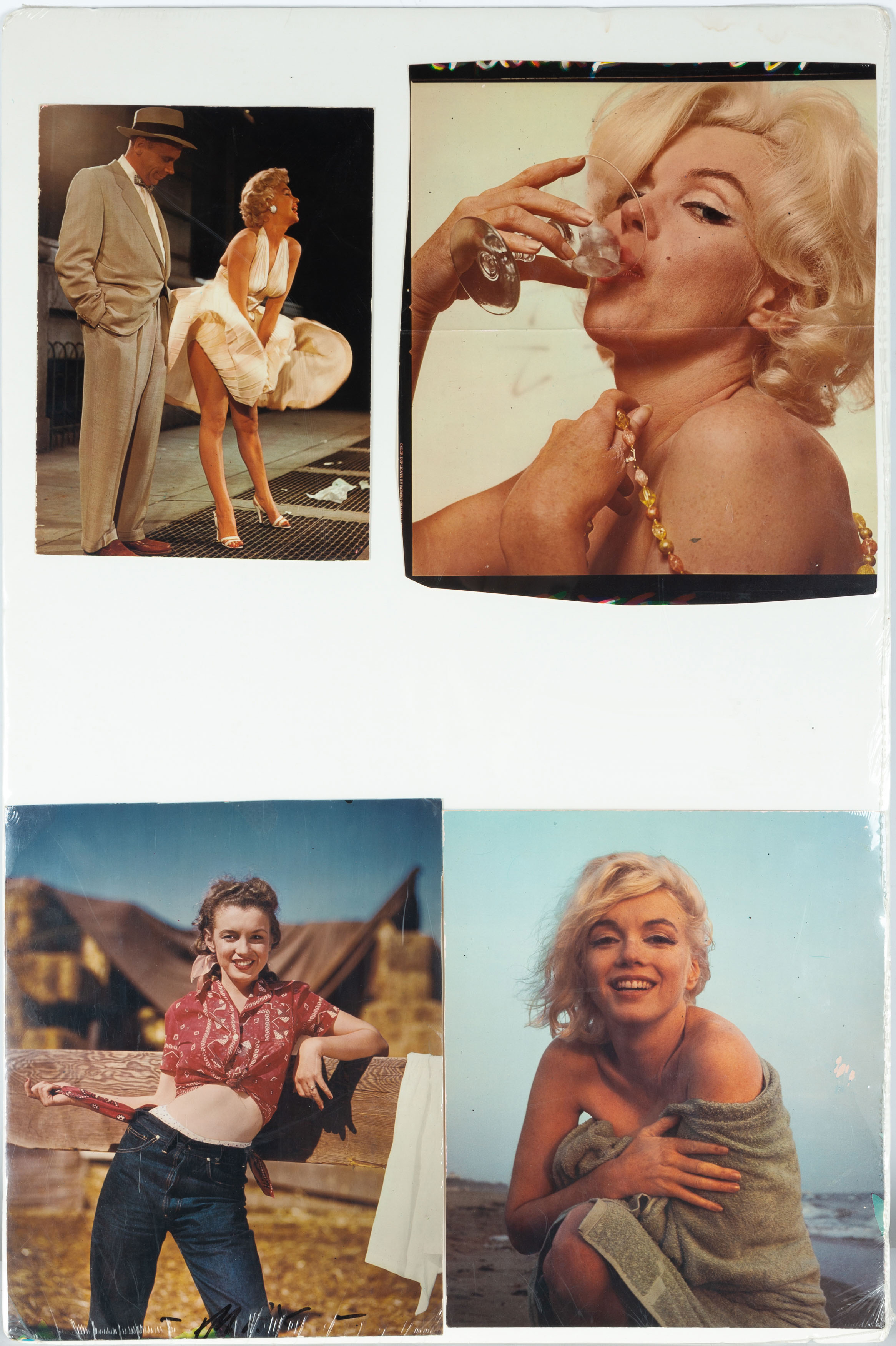 Appraisal: RARE MARILYN MONROE PHOTOGRAPHS MARILYN A BIOGRAPHY BY NORMAN MAILER