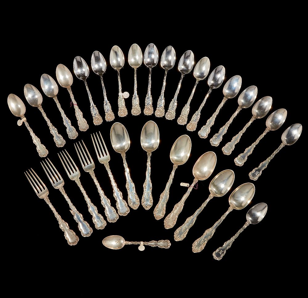 Appraisal: Assorted Sterling Silver Flatware Assorted sterling silver flatware comprising five