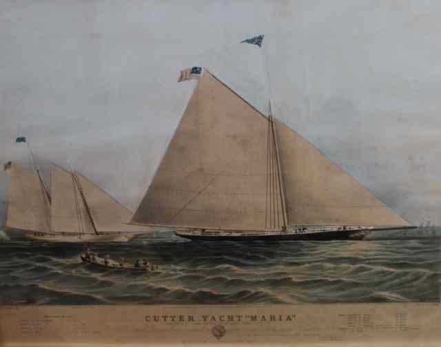 Appraisal: After John Butterworth th Century Cutter Yacht 'Maria' Published by