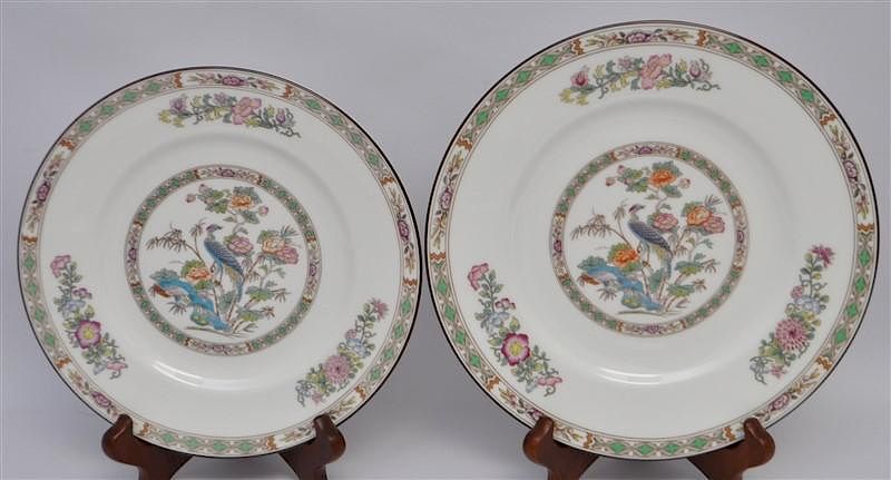 Appraisal: PC WEDGWOOD KUTANI CRANE LUNCHEON SALAD Wedgwood Kutani Crane Dinnerware