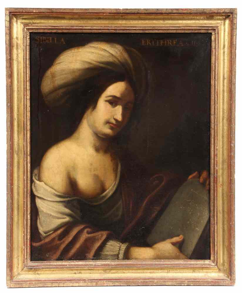 Appraisal: OLD MASTERS OOC - Portrait of Eritrean African Sybil in