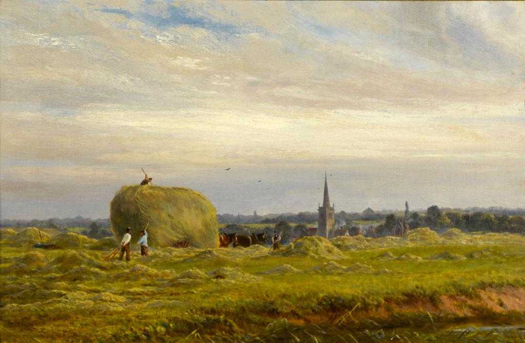 Appraisal: ARTHUR HENRY ENOCK FL - HAYMAKING NEAR KING'S NORTON signed