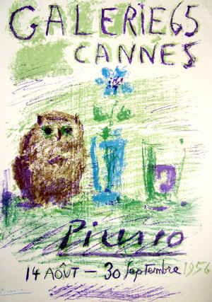 Appraisal: After Pablo Picasso - - ''Hibou Verre et Fleur'' published