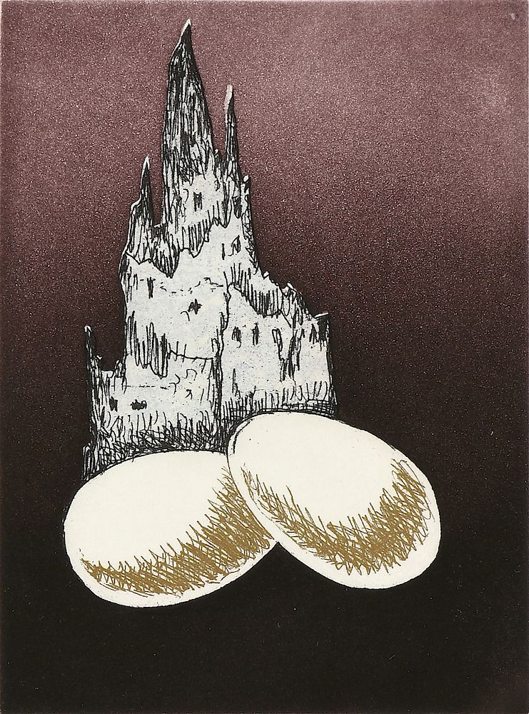 Appraisal: MAN RAY American French - A PRINT Cathedral FROM THE