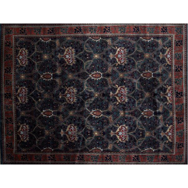 Appraisal: WILLIAM MORRIS-STYLE Room-sized rug with allover floral patttern on an