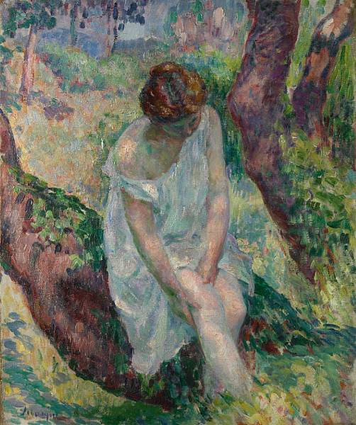 Appraisal: Henri Lebasque French - La baigneuse St Tropez signed 'Lebasque'