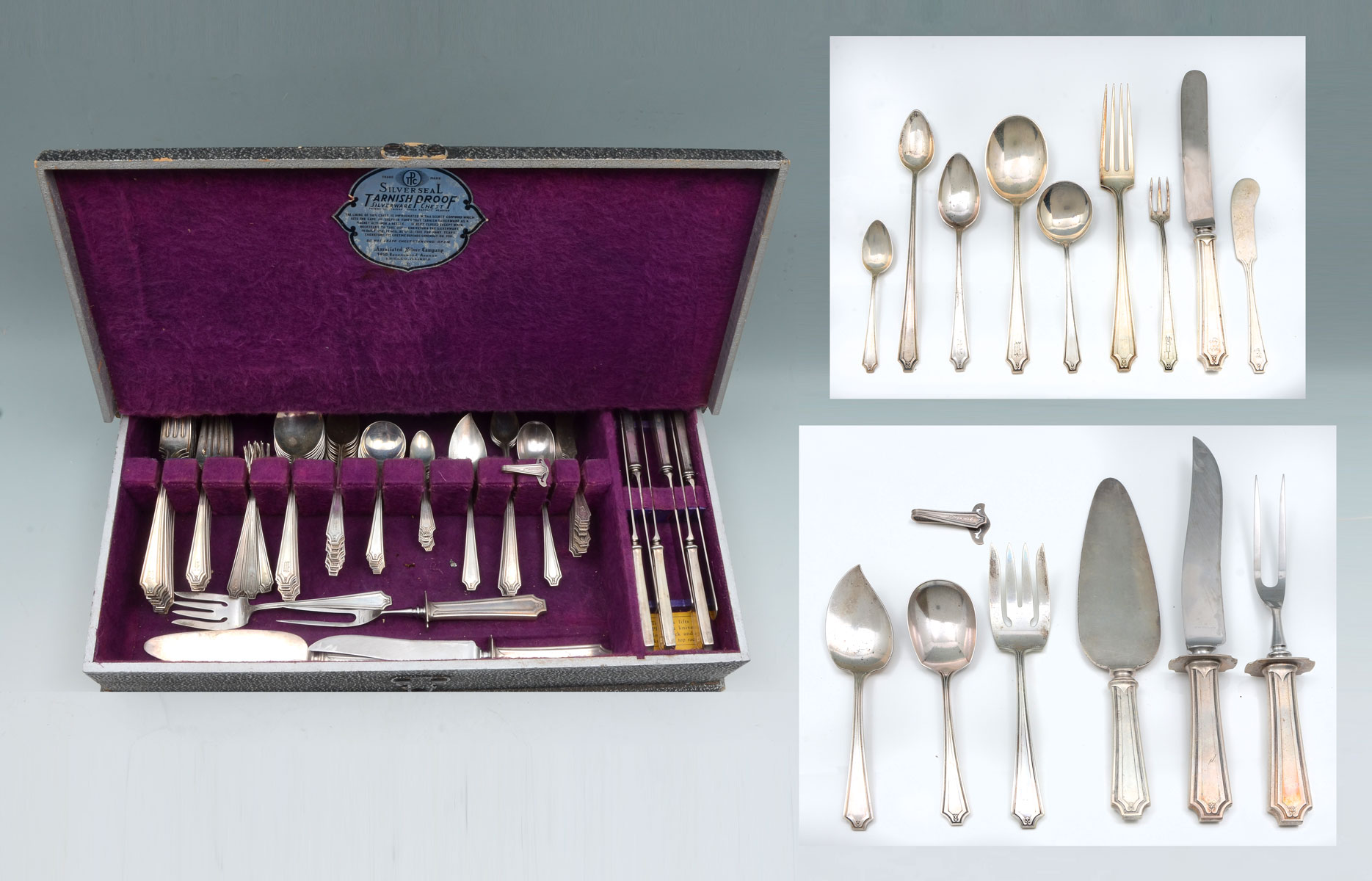 Appraisal: PC GORHAM ''KING ALBERT'' STERLING FLATWARE Approx Ounces Comprising -